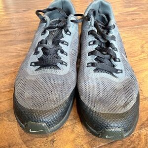 Nike Black and Gray Kids Sneakers